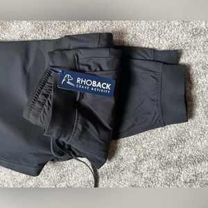 Rhoback Black Joggers - Men’s Large